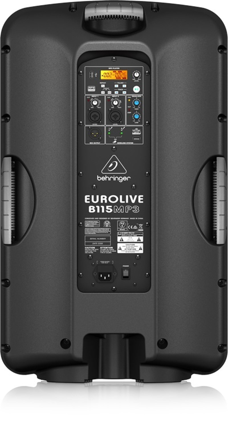 Behringer EUROLIVE B115MP3 Mp3 Çalarlı Aktif Kabin
