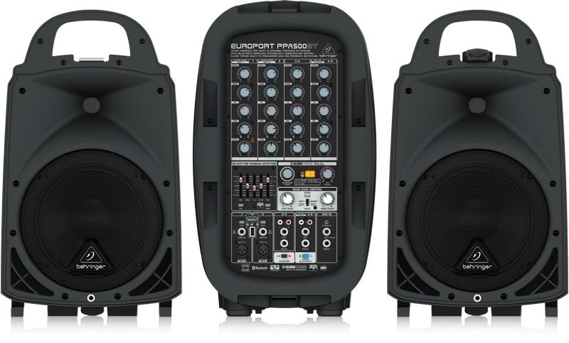 Behringer EUROPORT PPA500BT 500W 6 Kanal Seyyar Hoparlör
