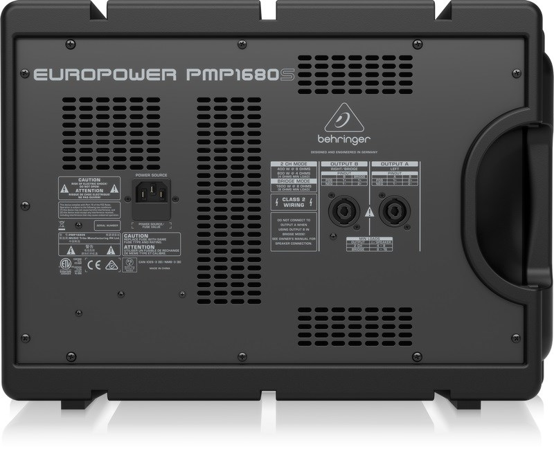 Behringer EUROPOWER PMP1680S Çift Efektli 10 Kanal 1600W Küp Mikser