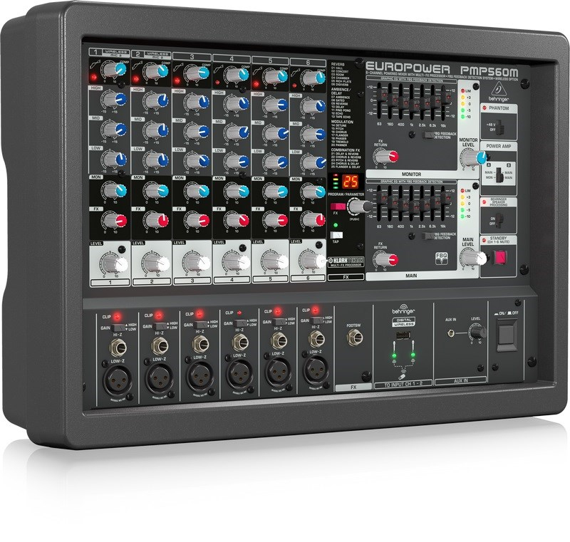 Behringer EUROPOWER PMP560M 6 Kanal 500W Power Mikser