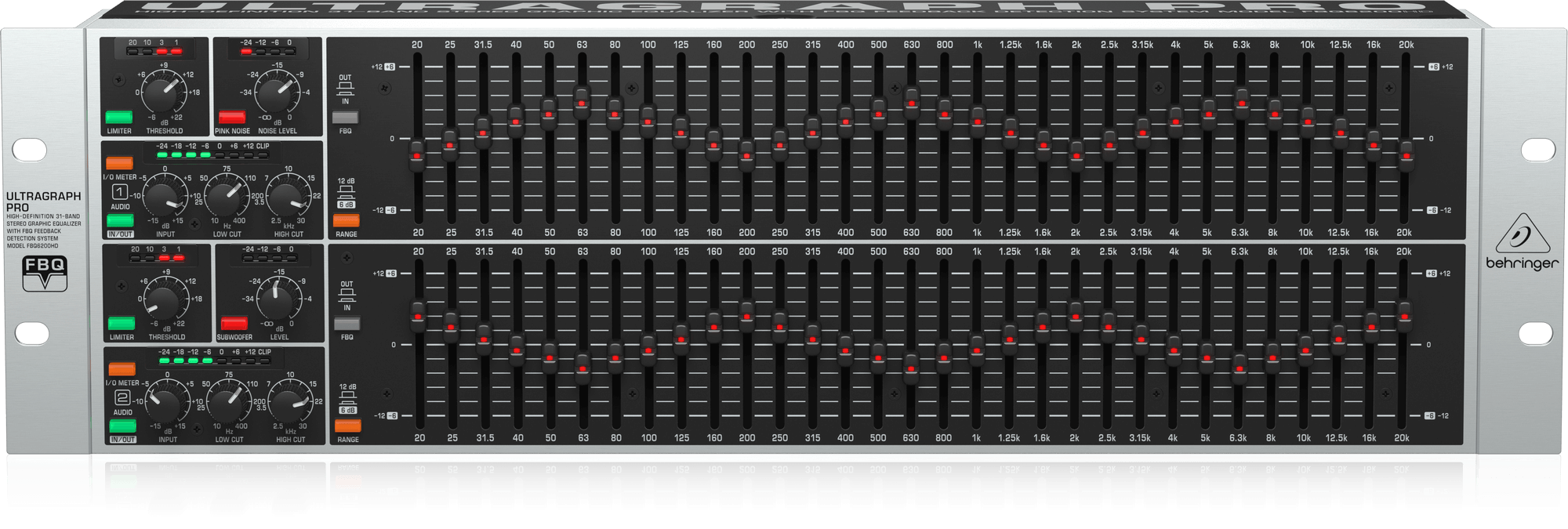 Behringer FBQ6200HD 31 Band Stereo Grafik Ekolayzer