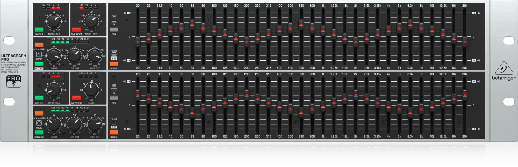 Behringer FBQ6200HD 31 Band Stereo Grafik Ekolayzer