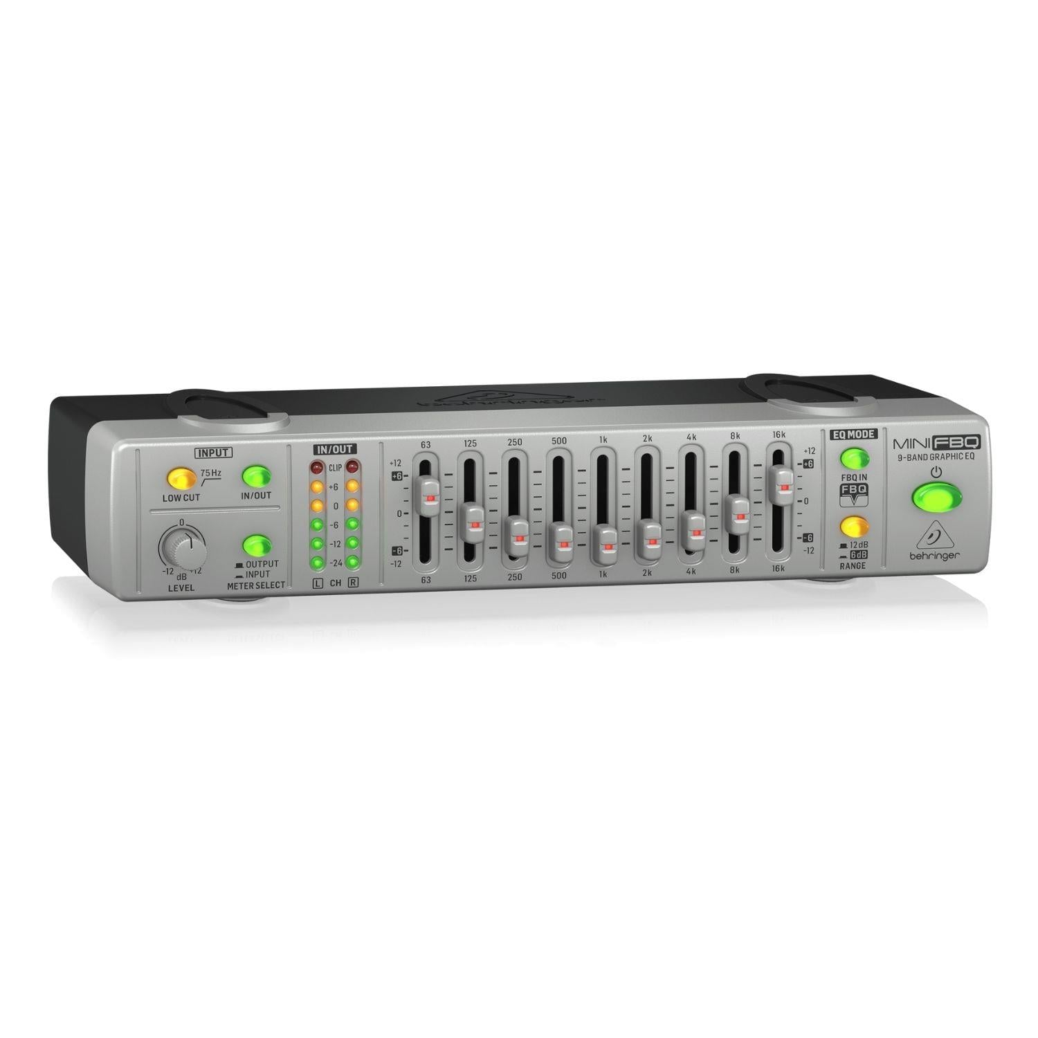 Behringer FBQ800 V2 Ultra Kompakt 9 Bant Grafik Ekolayzer