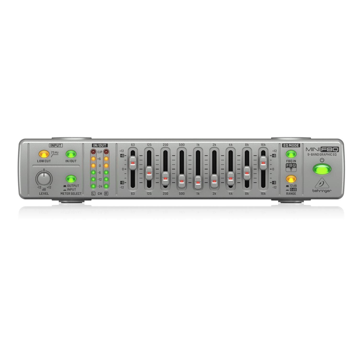 Behringer FBQ800 V2 Ultra Kompakt 9 Bant Grafik Ekolayzer