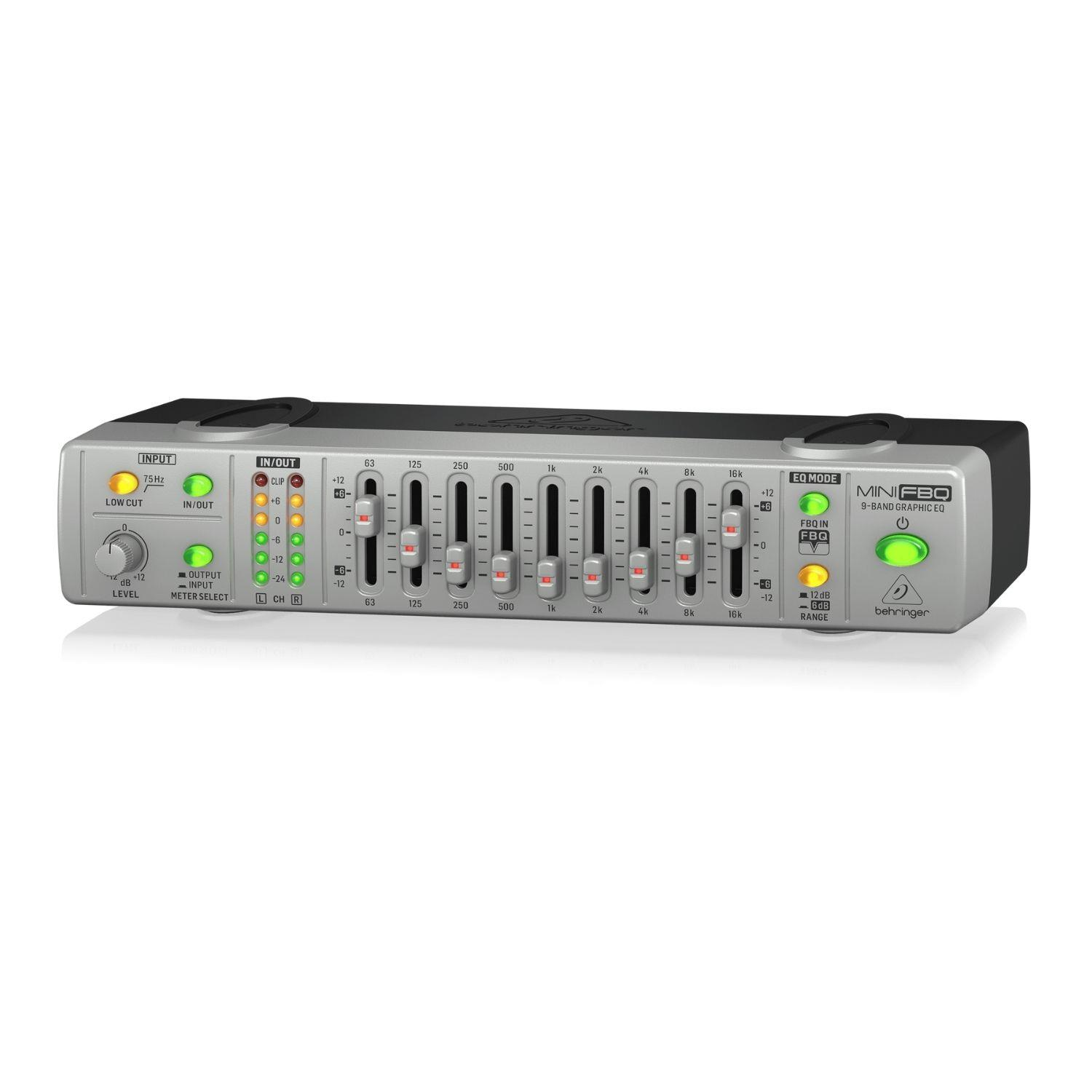 Behringer FBQ800 V2 Ultra Kompakt 9 Bant Grafik Ekolayzer