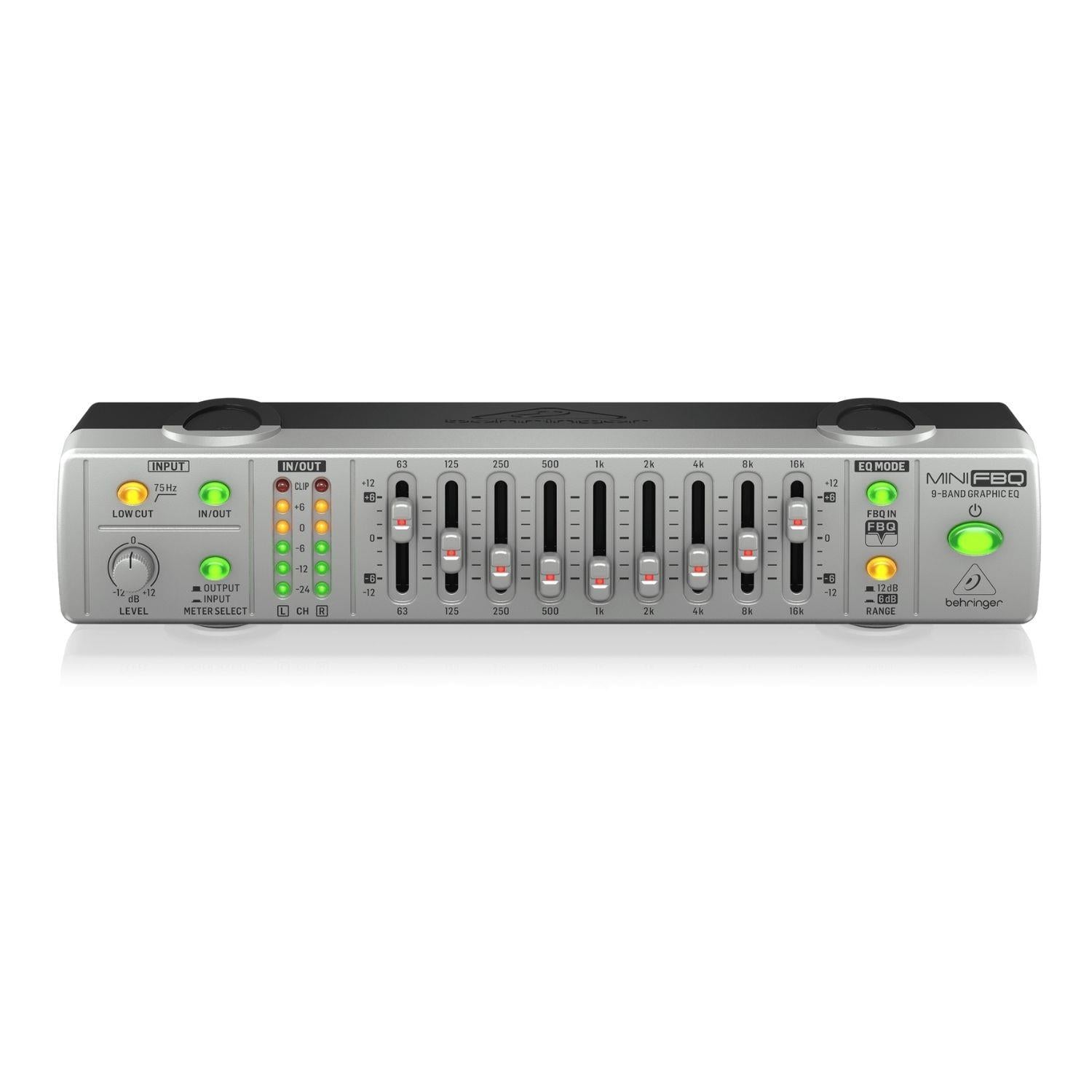 Behringer FBQ800 V2 Ultra Kompakt 9 Bant Grafik Ekolayzer