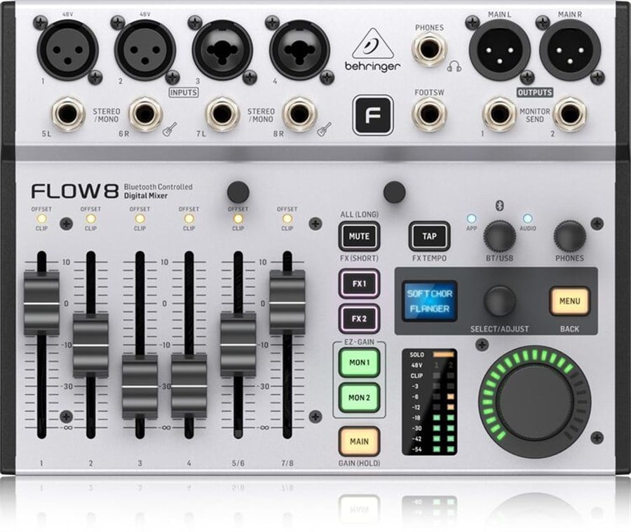 Behringer Flow 8 8 Girişli Bluetooth Dijital Mikser