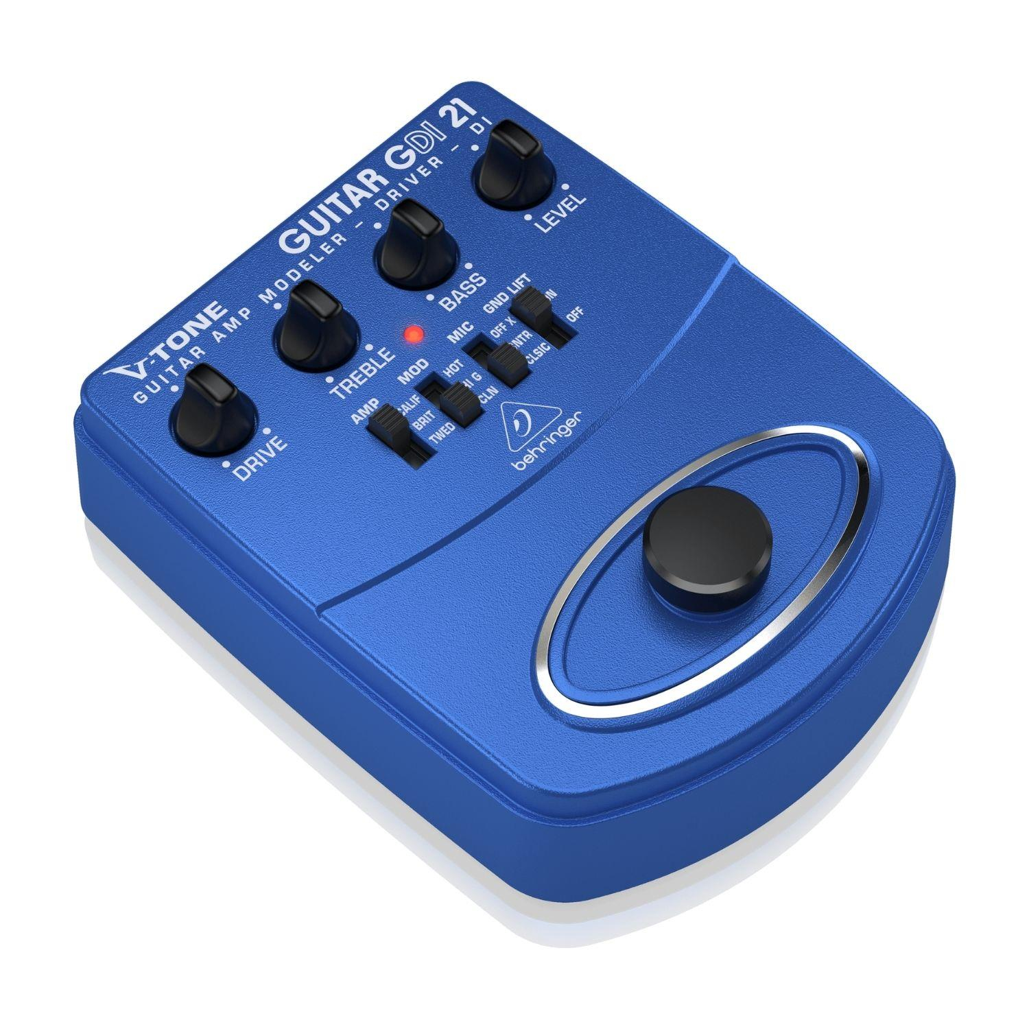 Behringer GDI21 V-TONE Pedallı DI Box ve Elektro Gitar Preamfisi