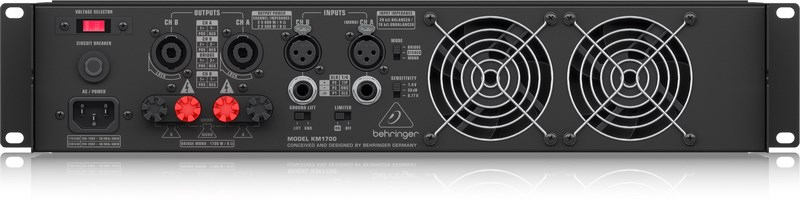 Behringer KM1700 Profesyonel 1700W Power Anfi