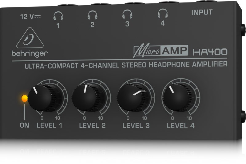 Behringer MICROAMP HA400 4 Kanal Kulaklık Anfisi