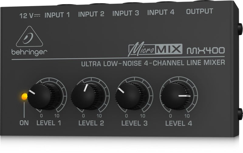 Behringer MICROMIX MX400 4 Kanal Hat Mikseri