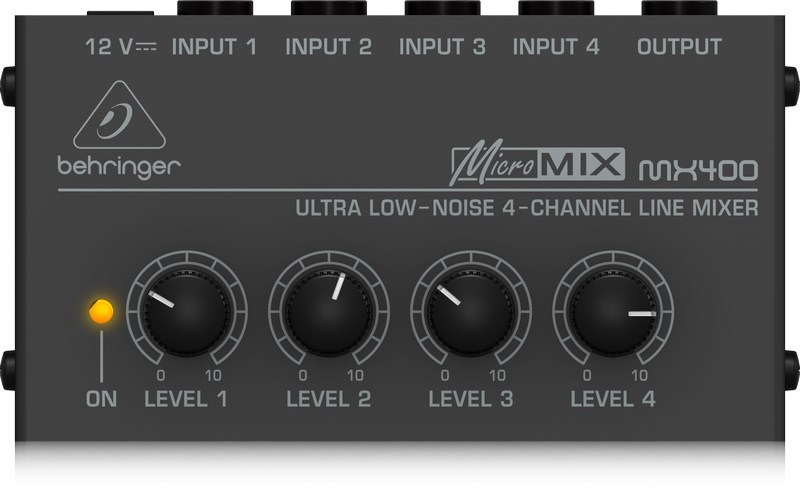 Behringer MICROMIX MX400 4 Kanal Hat Mikseri