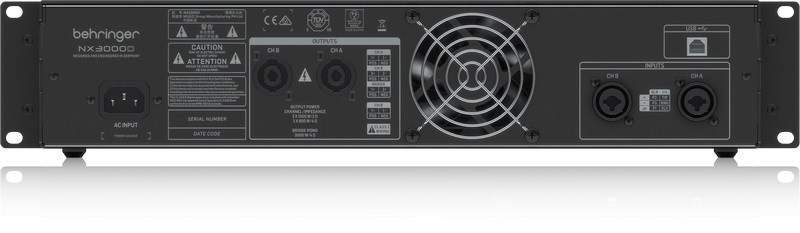 Behringer NX3000D 3000 Watt Power Amfi