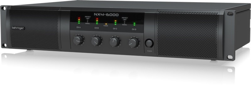 Behringer NX4-6000 4 Kanal 6000 Watt Güç Amplifikatörü