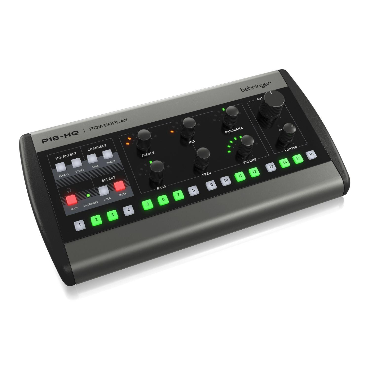 Behringer P16-HQ 16 Kanal Kişisel Monitör Mikseri