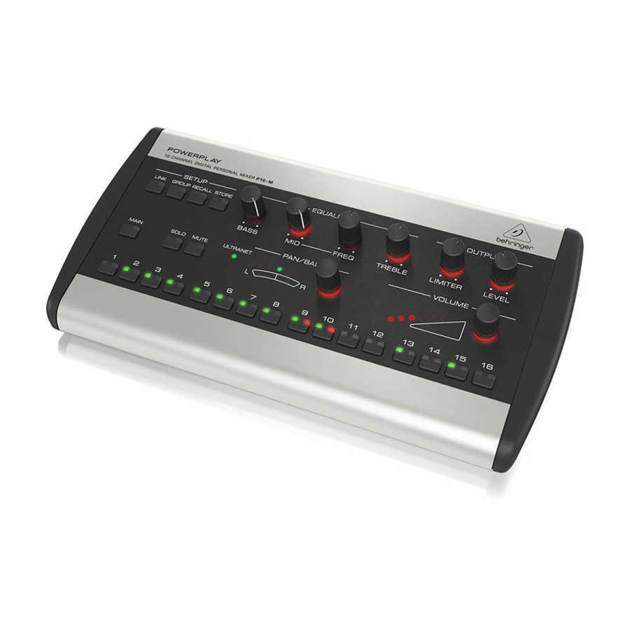 Behringer P16-M Dijital 16 Kanal Kişisel Stereo Mikser