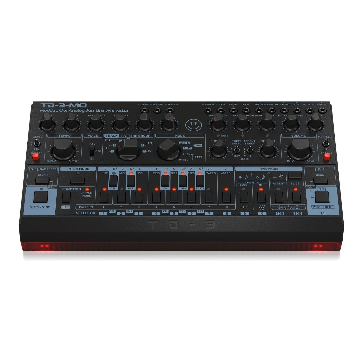 Behringer TD-3-MO-BK Modded Out Analog Bass Line Synthesizer