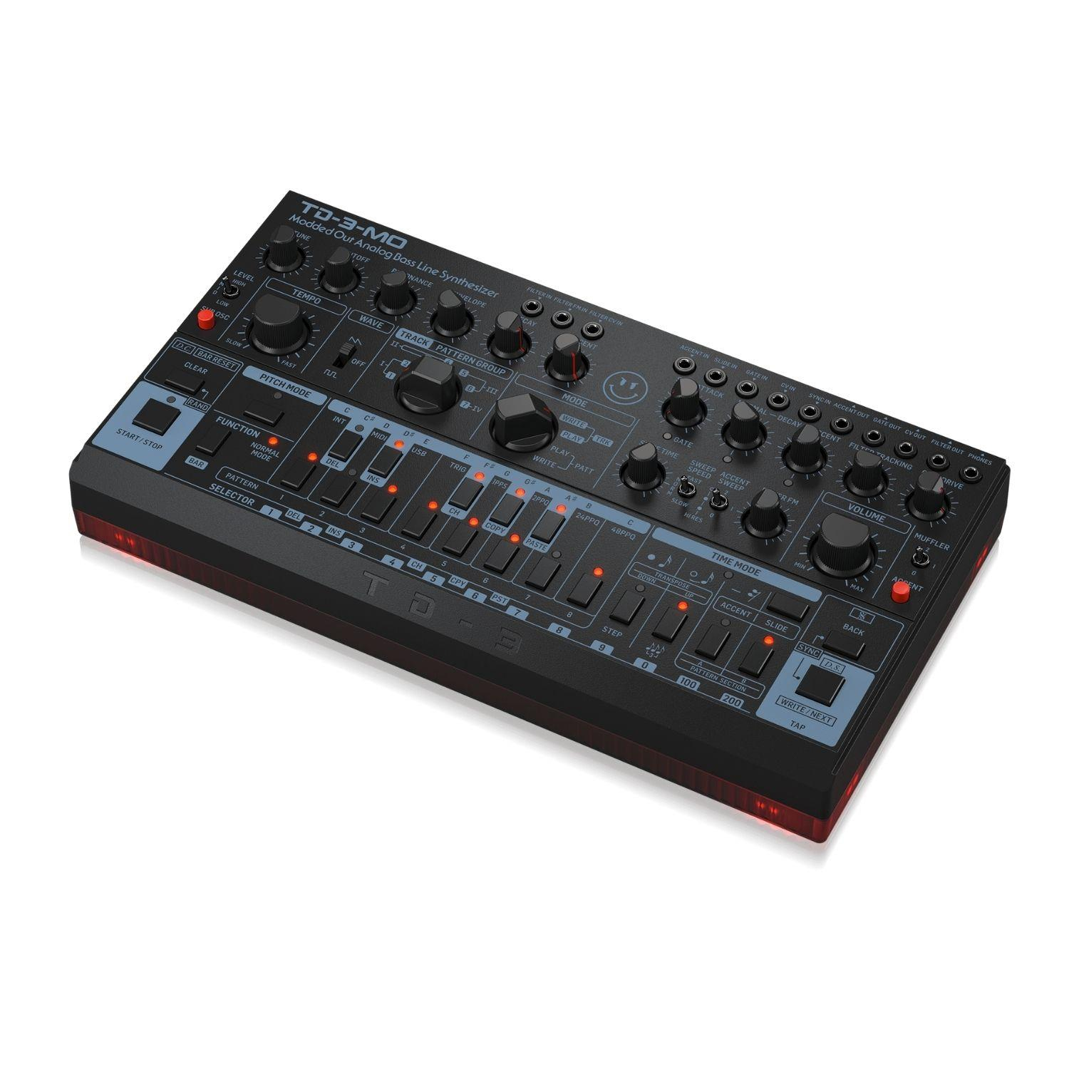 Behringer TD-3-MO-BK Modded Out Analog Bass Line Synthesizer