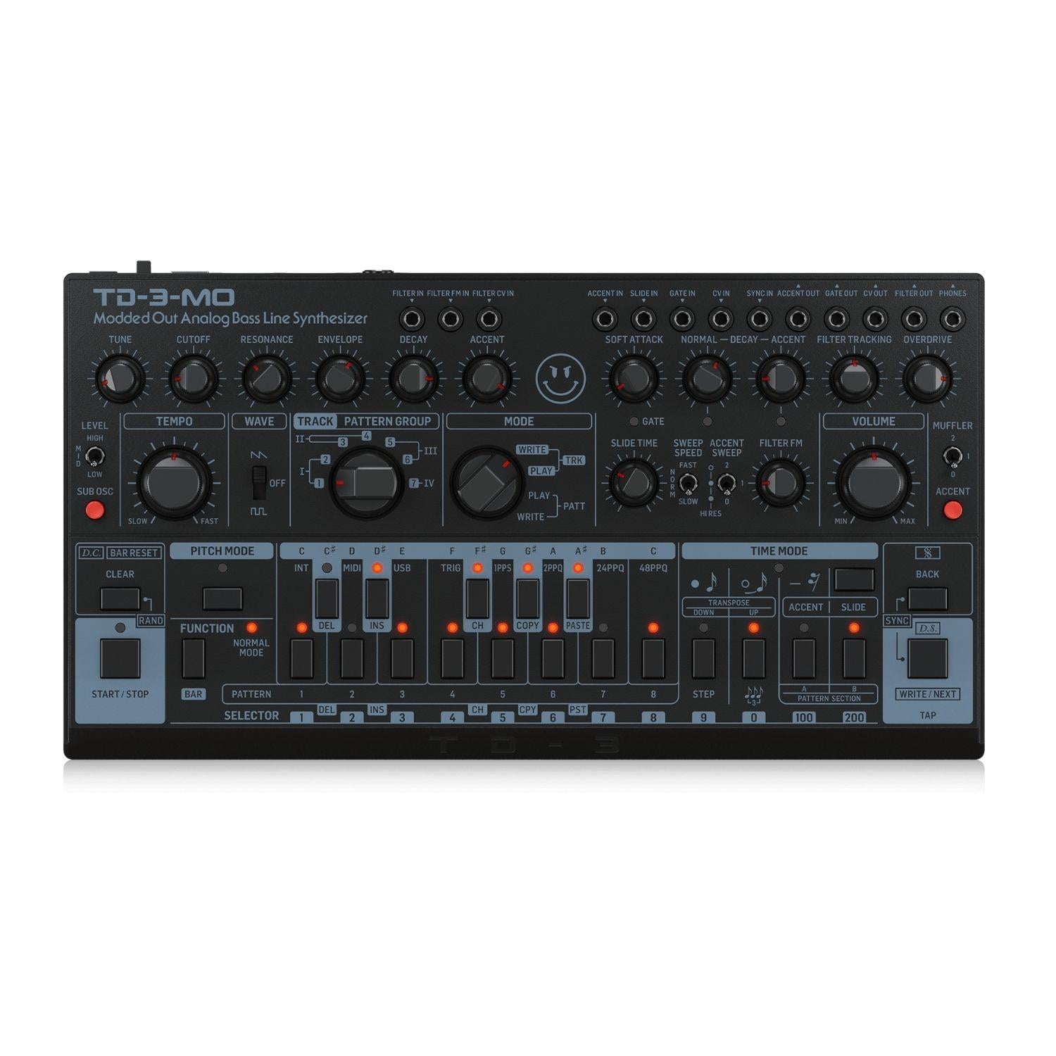 Behringer TD-3-MO-BK Modded Out Analog Bass Line Synthesizer