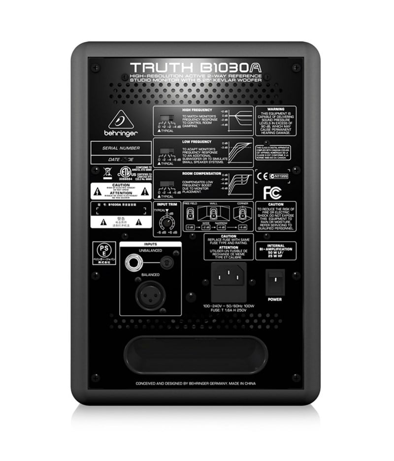 Behringer TRUTH B1030A 5.25 inç 50W 2 Yollu Aktif Stüdyo Monitörü