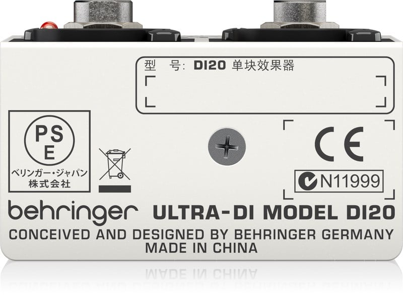 Behringer ULTRA-DI DI20 2 Kanal Aktif Di-Box Splitter