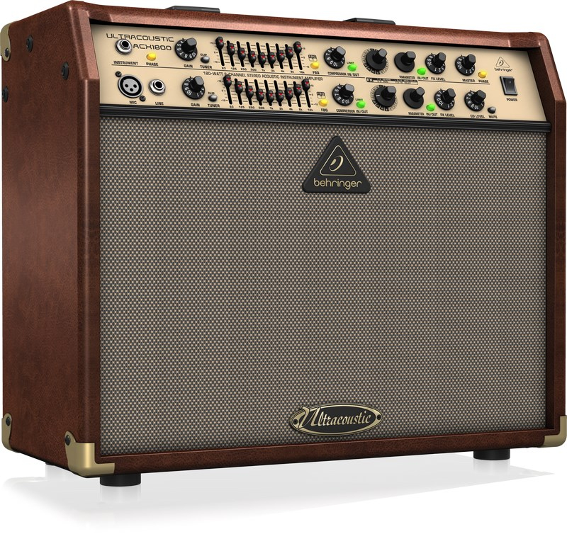 Behringer ULTRACOUSTIC ACX1800 180W Efektli Akustik Enstrüman Anfisi