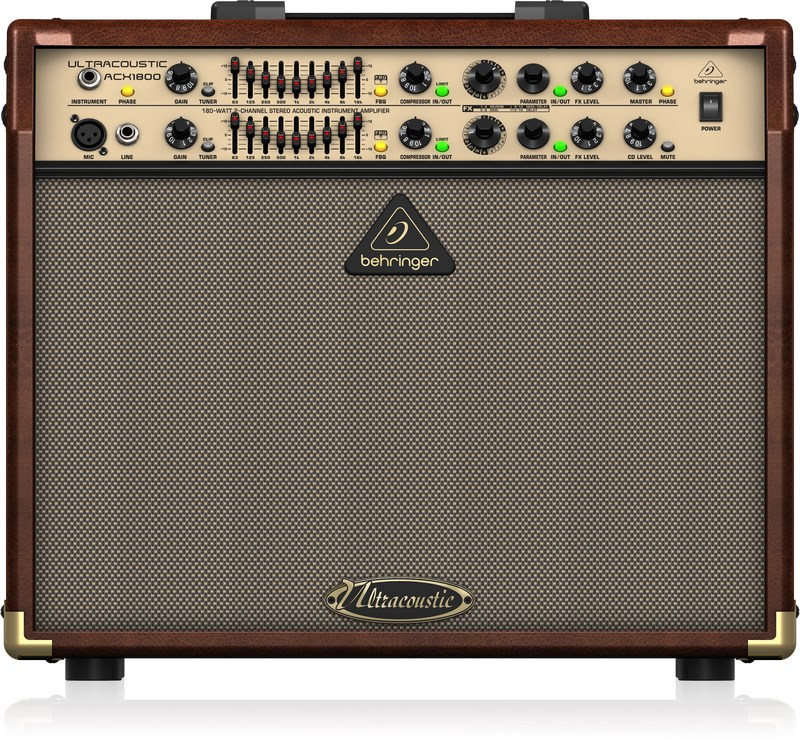 Behringer ULTRACOUSTIC ACX1800 180W Efektli Akustik Enstrüman Anfisi