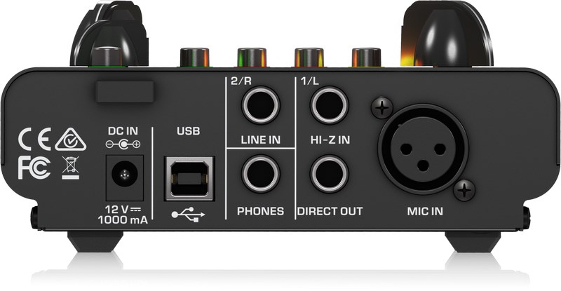 Behringer ULTRAGAIN MIC500USB Vakum Tüplü Preamp Ses Kartı