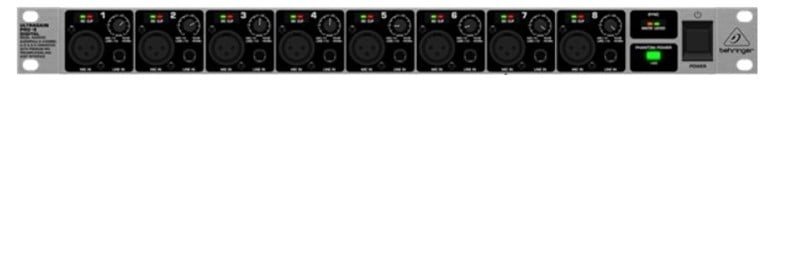 Behringer Ultragain Pro 8 Digital ADA8000 8 Kanal Mikrofon Preanfisi