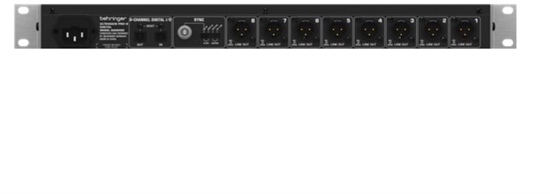 Behringer Ultragain Pro 8 Digital ADA8000 8 Kanal Mikrofon Preanfisi