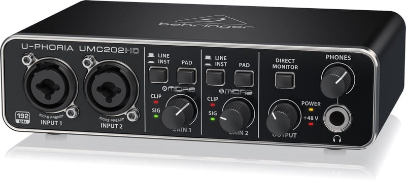 Behringer UMC202HD 2 Giriş 2 Çıkış Ses Kartı