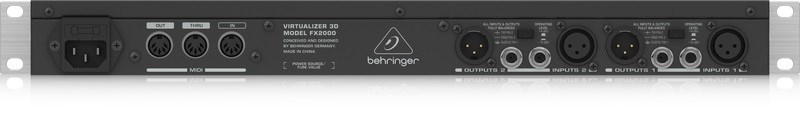 Behringer VIRTUALIZER 3D FX2000 Efekt Cihazı