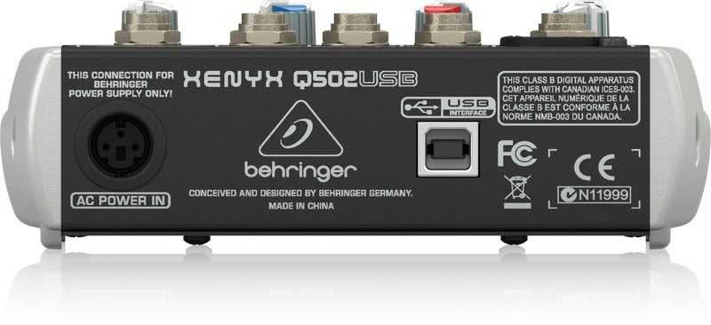 Behringer Xenyx Q502Usb 5 Kanallı Deck Mikser
