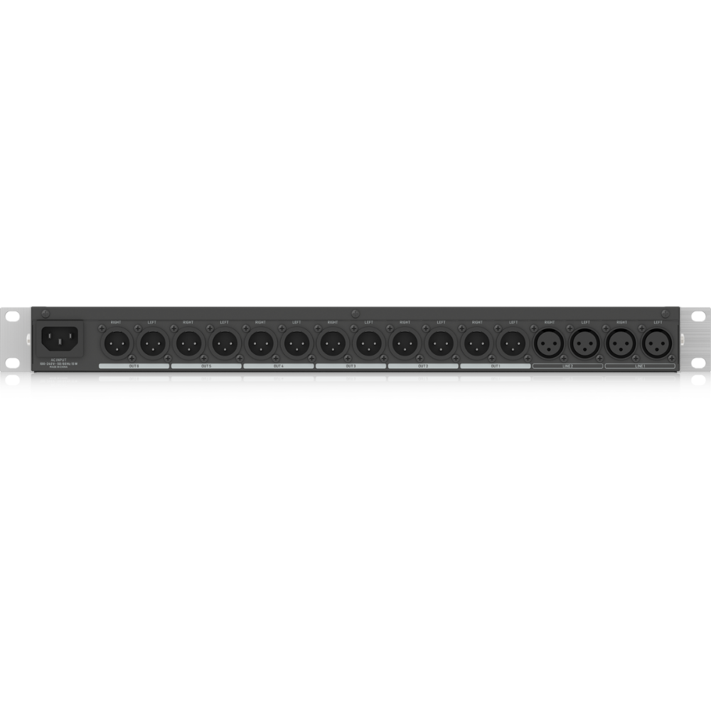 Behringer ZMX2600 2 Kanal 6 Bölgeli Rack Mikser
