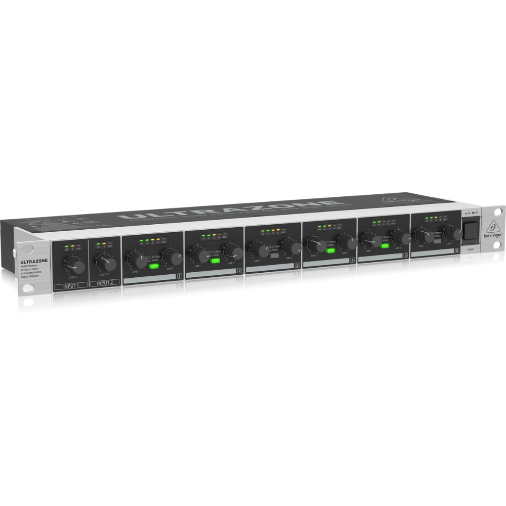 Behringer ZMX2600 2 Kanal 6 Bölgeli Rack Mikser