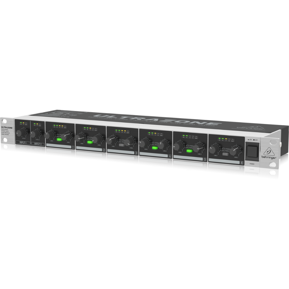 Behringer ZMX2600 2 Kanal 6 Bölgeli Rack Mikser