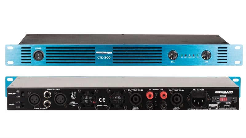 Bergmann CTD-300 D-Class Power Amfi/2x450W