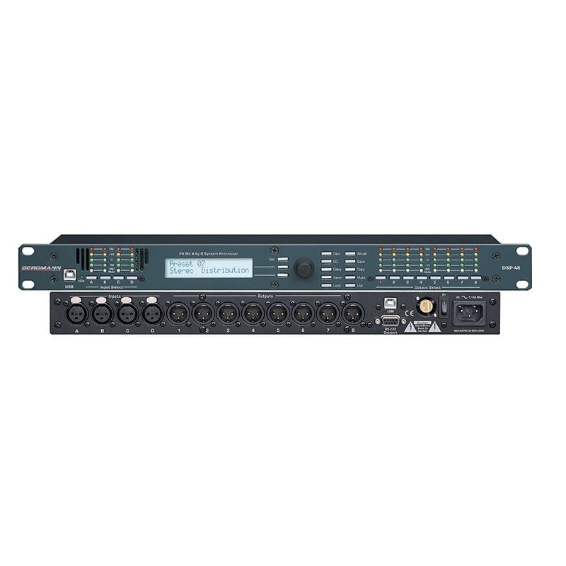Bergmann DSP-48 4 Giriş 8 Çıkışlı Dsp Prosesör