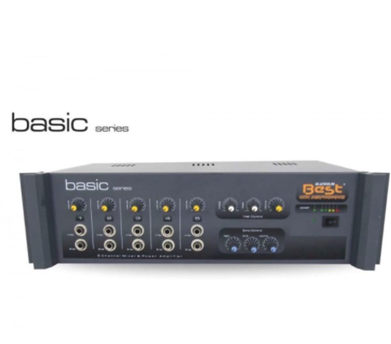 Best Basic AN5100ET 100W Mono 5 Kanal-Echo-100V Sistem Anfili Mikser