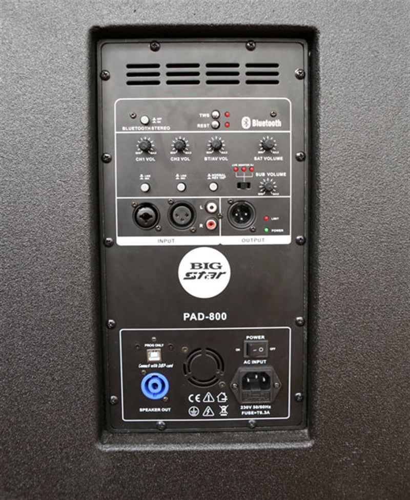 Bigstar PAD-800 600W Taşınabilir Ses Sistemi