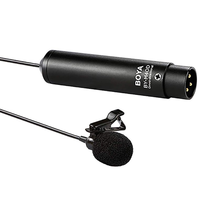 Boya  BY-M4OD Çok Yönlü XLR Yaka Mikrofonu