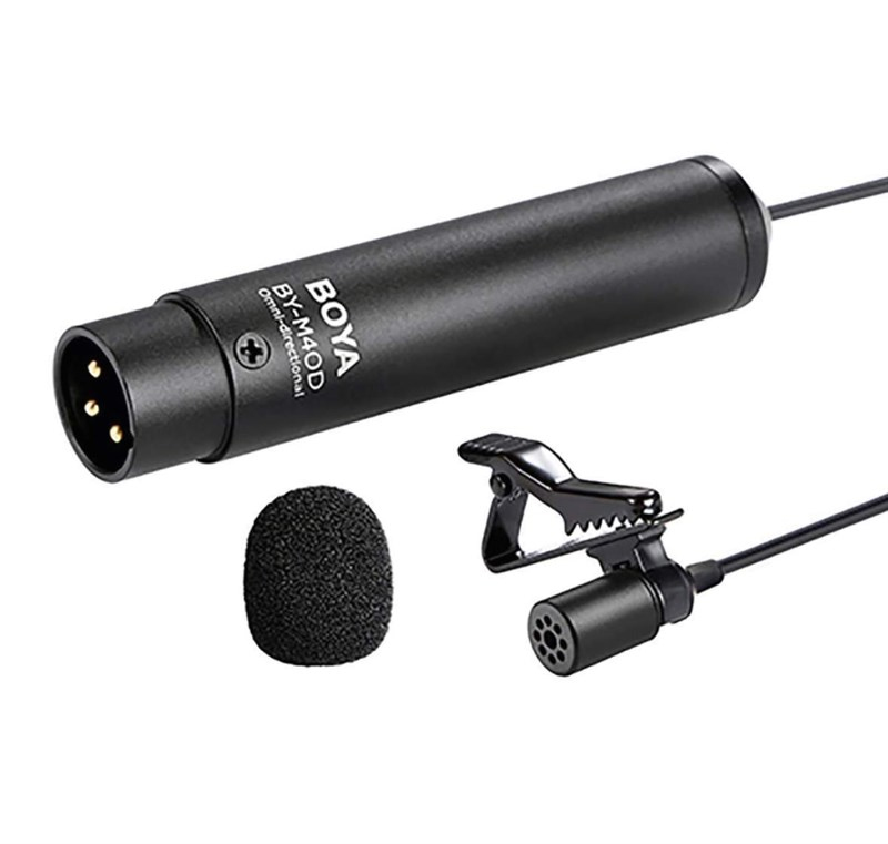 Boya  BY-M4OD Çok Yönlü XLR Yaka Mikrofonu