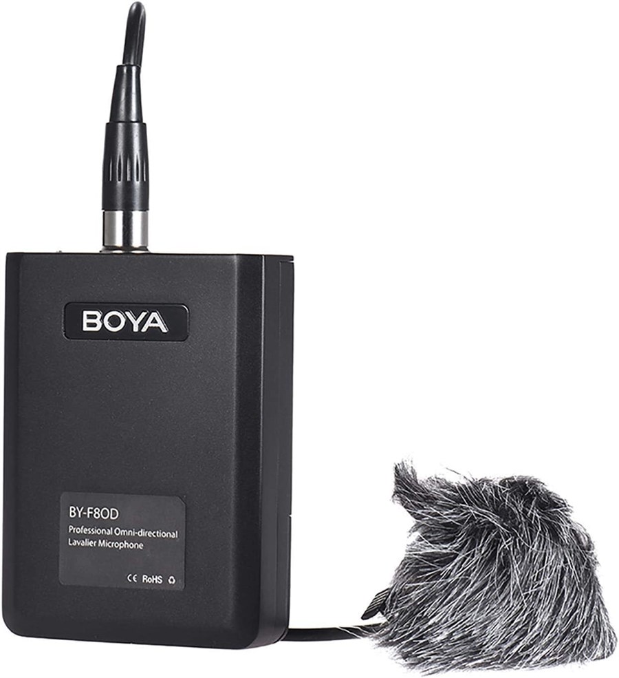 Boya BY-F8OD Pro Akustik Çok Yönlü 48 Phantom Yaka Mikrofonu