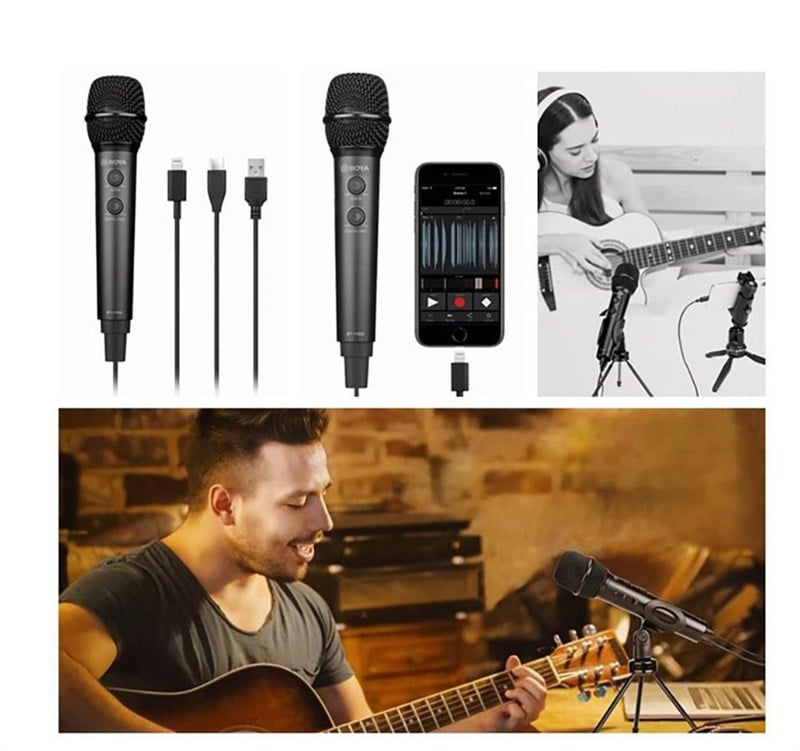 Boya BY-HM2 Telefon ve PC İçin Dijital El Mikrofonu