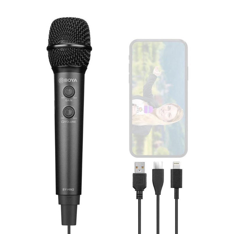Boya BY-HM2 Telefon ve PC İçin Dijital El Mikrofonu