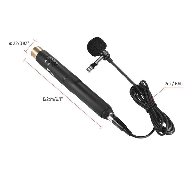 Boya BY-M11C Profesyonel XLR Yaka Mikrofonu