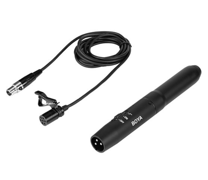 Boya BY-M11OD Çok Yönlü Profesyonel XLR Yaka Mikrofonu 