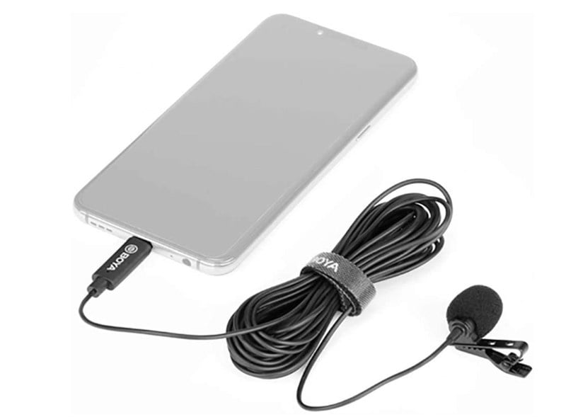 Boya BY-M3 Dijital Telefon Yaka Mikrofonu
