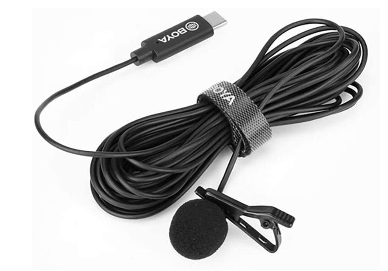 Boya BY-M3 Dijital Telefon Yaka Mikrofonu