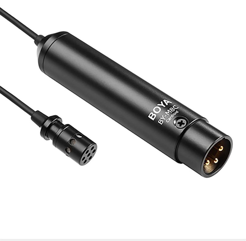 Boya BY-M8C Profesyonel Tek Yönlü XLR Yaka Mikrofonu